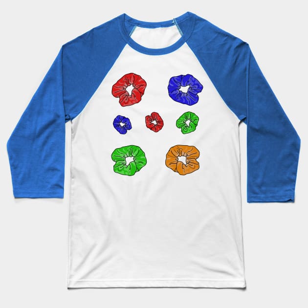 Scrunchies Baseball T-Shirt by Tameink
